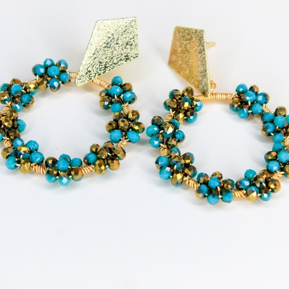 Flower Hoops - Picture 2 of 3